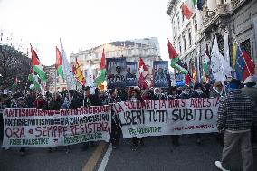 Rally For The Release Of Palestinian Prisioners - Milan
