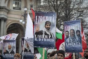 Rally For The Release Of Palestinian Prisioners - Milan
