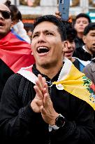 Venezuelans Abroad Celebrate US Capture Of Maduro - Madrid