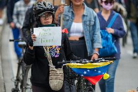 Venezuela Crisis Demonstrations in Colombia