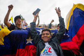 Venezuela Crisis Demonstrations in Colombia