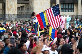 Venezuela Crisis Demonstrations in Colombia