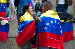 Venezuela Crisis Demonstrations in Colombia