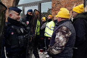 Action By The Inter-Union Group Of Farmers In Toulouse