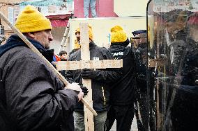 Action By The Inter-Union Group Of Farmers In Toulouse