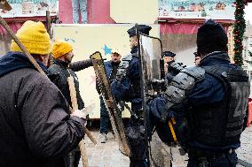 Action By The Inter-Union Group Of Farmers In Toulouse