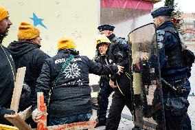 Action By The Inter-Union Group Of Farmers In Toulouse