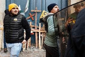 Action By The Inter-Union Group Of Farmers In Toulouse