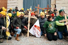 Action By The Inter-Union Group Of Farmers In Toulouse