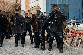 Action By The Inter-Union Group Of Farmers In Toulouse