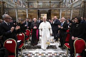 Pope Leo XIV At A Concert In The Sistine Chapel - Vatican