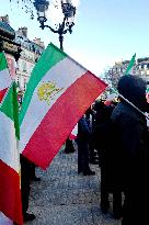 Demo to support Resistance Fighters of Iran in Paris