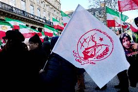 Demo to support Resistance Fighters of Iran in Paris