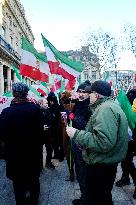 Demo to support Resistance Fighters of Iran in Paris