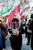 Demo to support Resistance Fighters of Iran in Paris