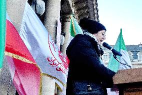 Demo to support Resistance Fighters of Iran in Paris
