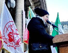Demo to support Resistance Fighters of Iran in Paris