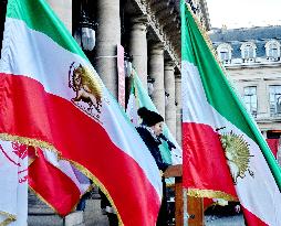 Demo to support Resistance Fighters of Iran in Paris