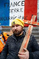 Farmers procession through the streets of Toulouse