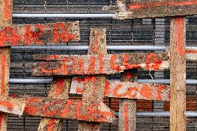 Farmers procession through the streets of Toulouse