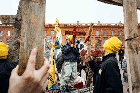 Action By The Inter-Union Group Of Farmers In Toulouse