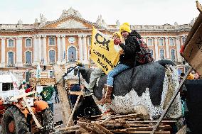 Action By The Inter-Union Group Of Farmers In Toulouse