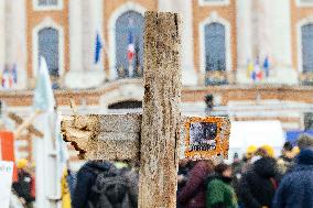 Action By The Inter-Union Group Of Farmers In Toulouse