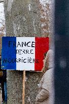 Farmers procession through the streets of Toulouse