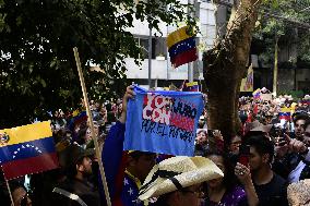 Protests Against US Capture Of Maduro - Mexico