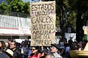 Protests Against US Capture Of Maduro - Mexico