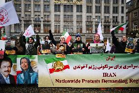 Gathering for Iran in Amsterdam