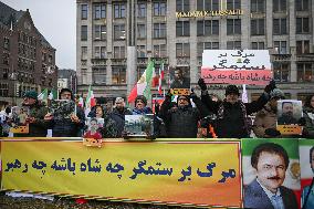 Gathering for Iran in Amsterdam