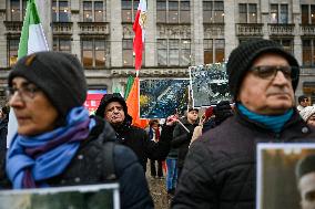 Gathering for Iran in Amsterdam