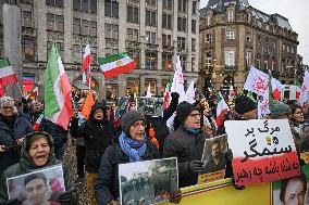 Gathering for Iran in Amsterdam