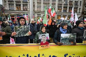 Gathering for Iran in Amsterdam