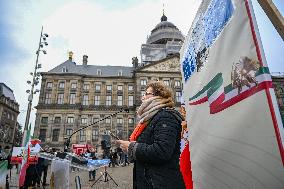 Gathering for Iran in Amsterdam