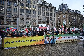 Gathering for Iran in Amsterdam
