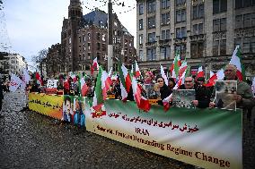 Gathering for Iran in Amsterdam