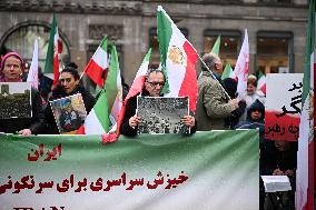 Gathering for Iran in Amsterdam