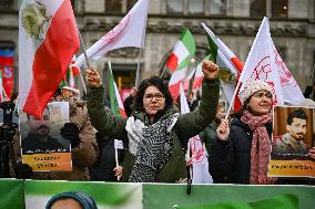 Gathering for Iran in Amsterdam