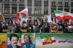 Gathering for Iran in Amsterdam