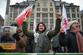 Gathering for Iran in Amsterdam