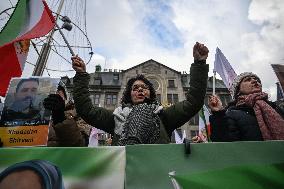 Gathering for Iran in Amsterdam