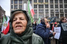 Gathering for Iran in Amsterdam
