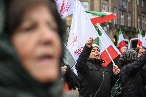 Gathering for Iran in Amsterdam