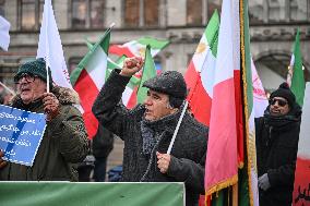 Gathering for Iran in Amsterdam