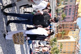 Louis Sarkozy in Menton For New Year’s Day Dip - France