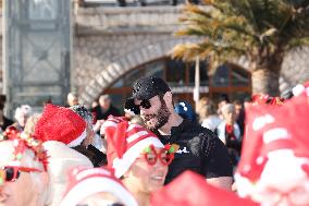 Louis Sarkozy in Menton For New Year’s Day Dip - France