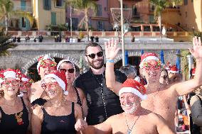 Louis Sarkozy in Menton For New Year’s Day Dip - France
