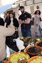 Louis Sarkozy in Menton For New Year’s Day Dip - France